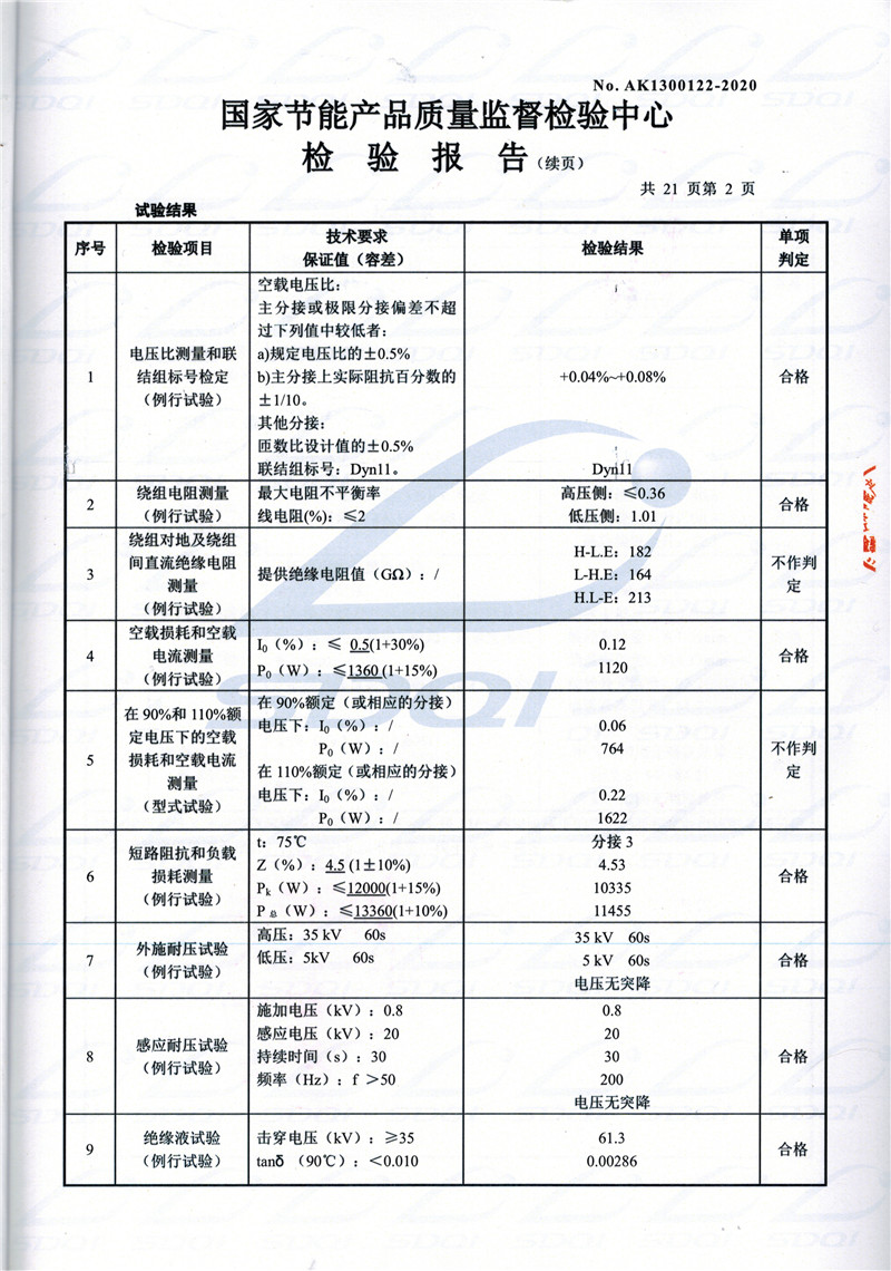 高低压试验报告-S11-1250五营五营五营油浸式变压器-2.jpg